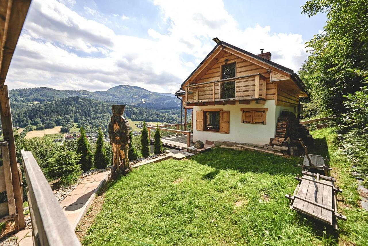 什切尔克Domek "Ski" Z Widokiem Na Gory, Sauna I Jacuzzi别墅 外观 照片