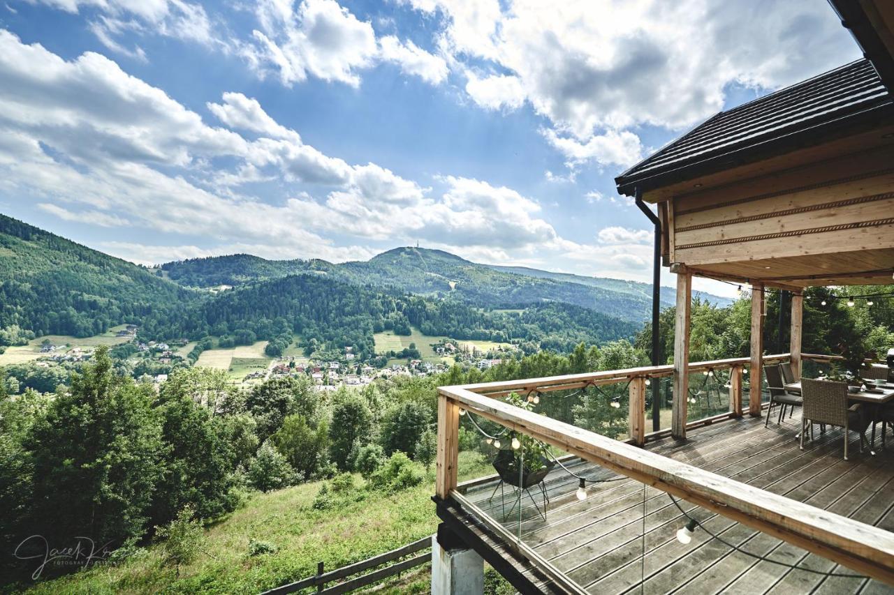 什切尔克Domek "Ski" Z Widokiem Na Gory, Sauna I Jacuzzi别墅 外观 照片