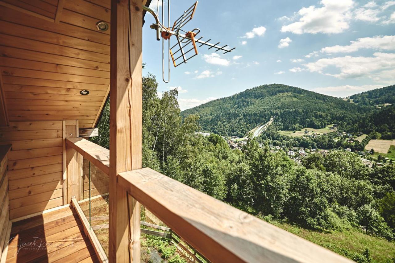 什切尔克Domek "Ski" Z Widokiem Na Gory, Sauna I Jacuzzi别墅 外观 照片