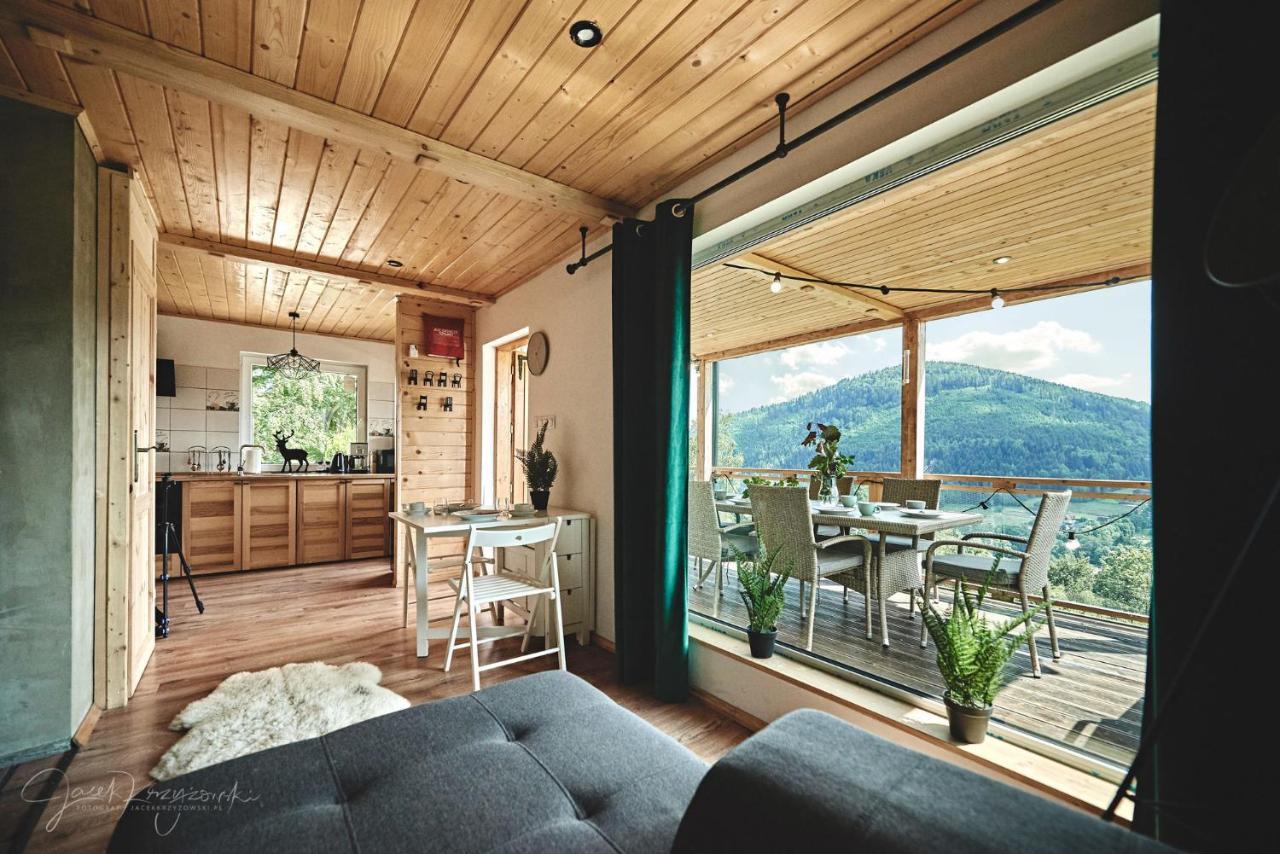 什切尔克Domek "Ski" Z Widokiem Na Gory, Sauna I Jacuzzi别墅 外观 照片